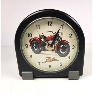 Relic‎ Motorcycle Desk Mantle Clock New Battery